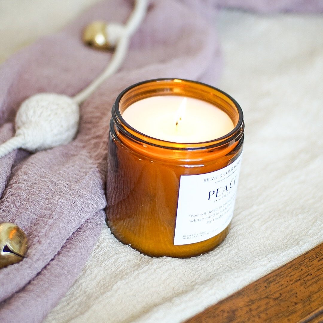 "Peace" Juniper + Pine Candle