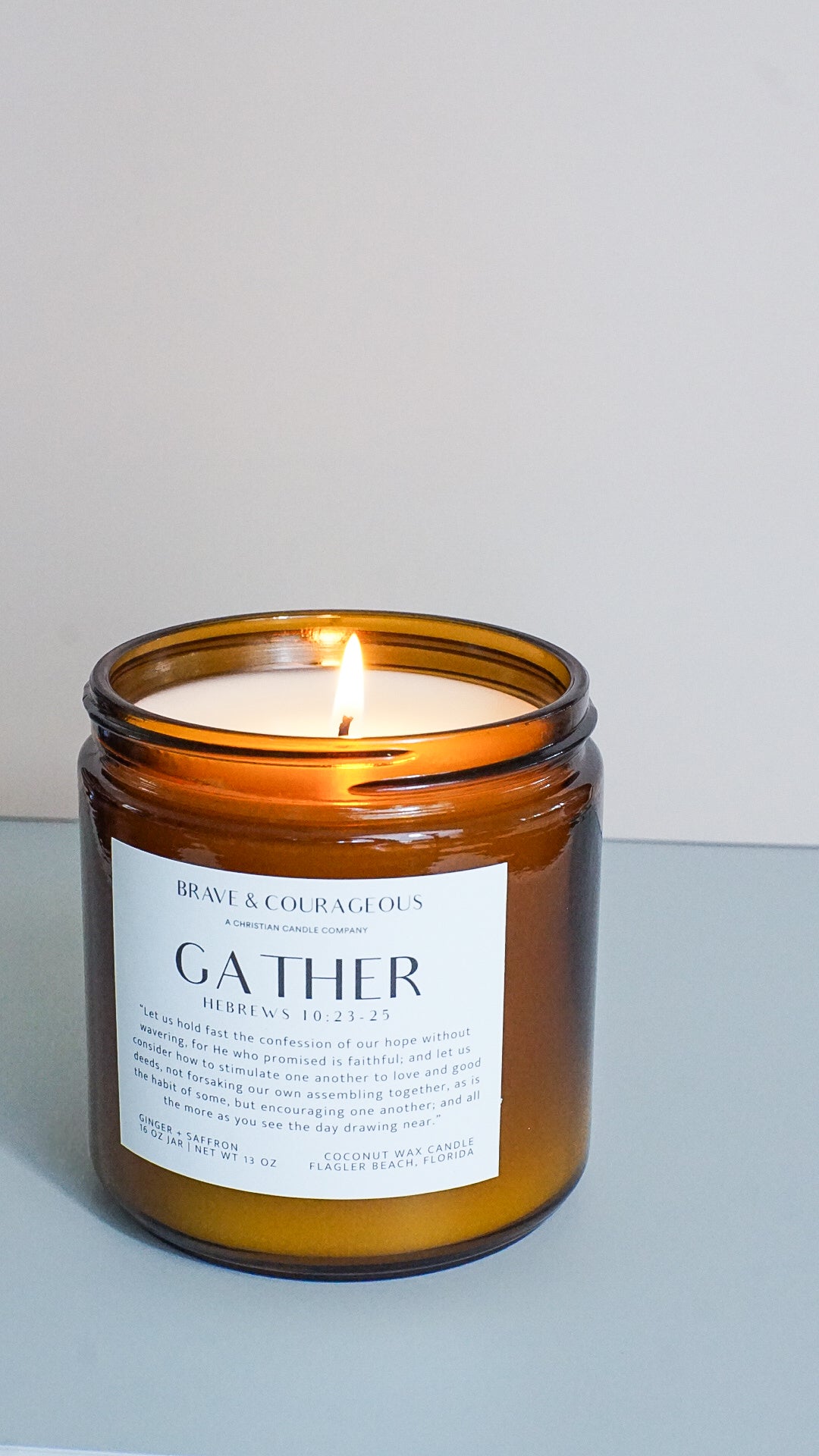 "Gather" Ginger + Saffron Candle