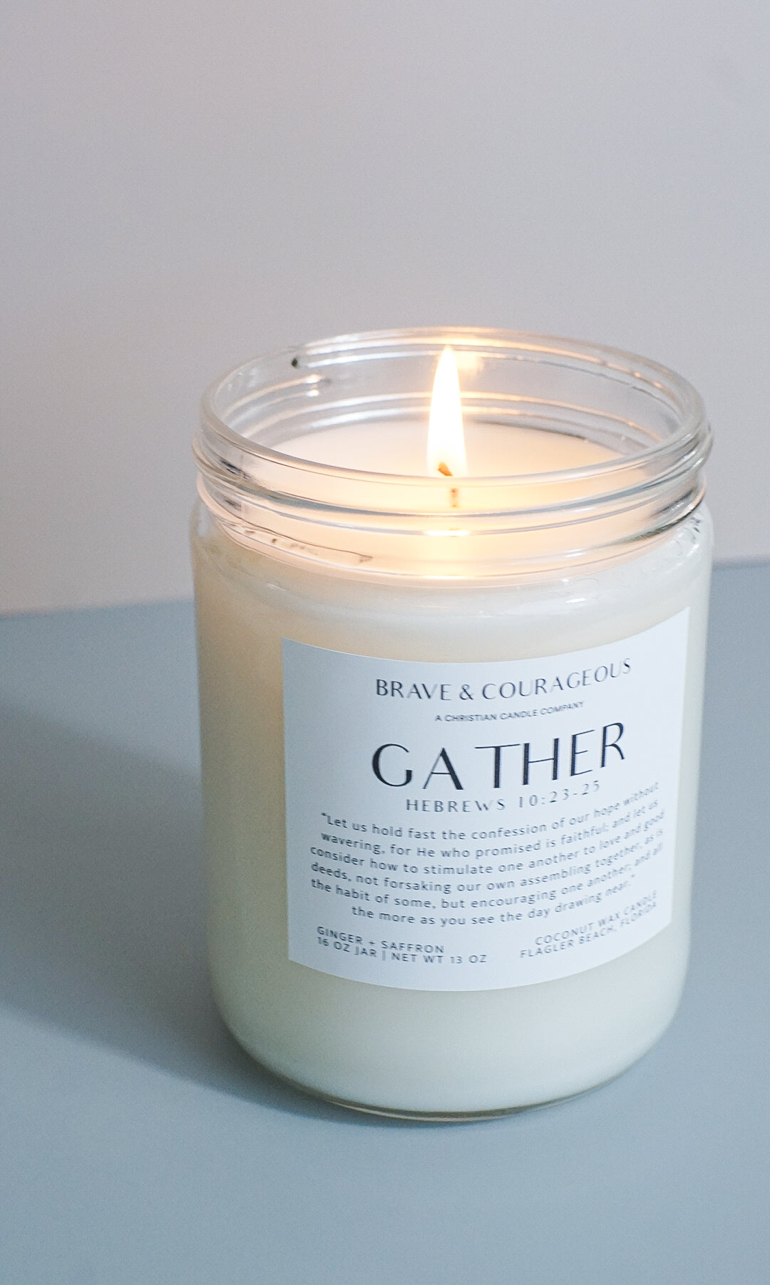 "Gather" Ginger + Saffron Candle