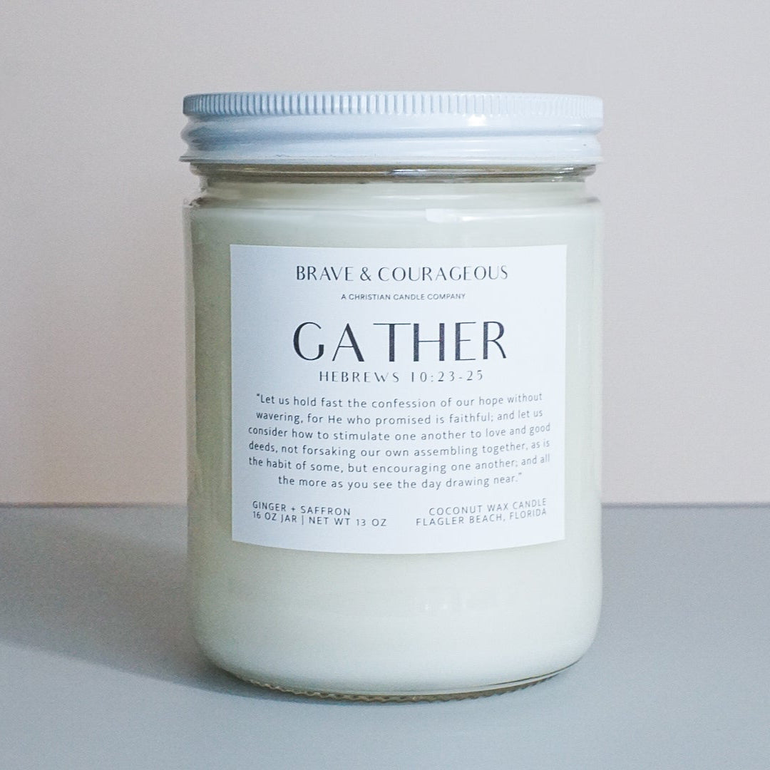 "Gather" Ginger + Saffron Candle