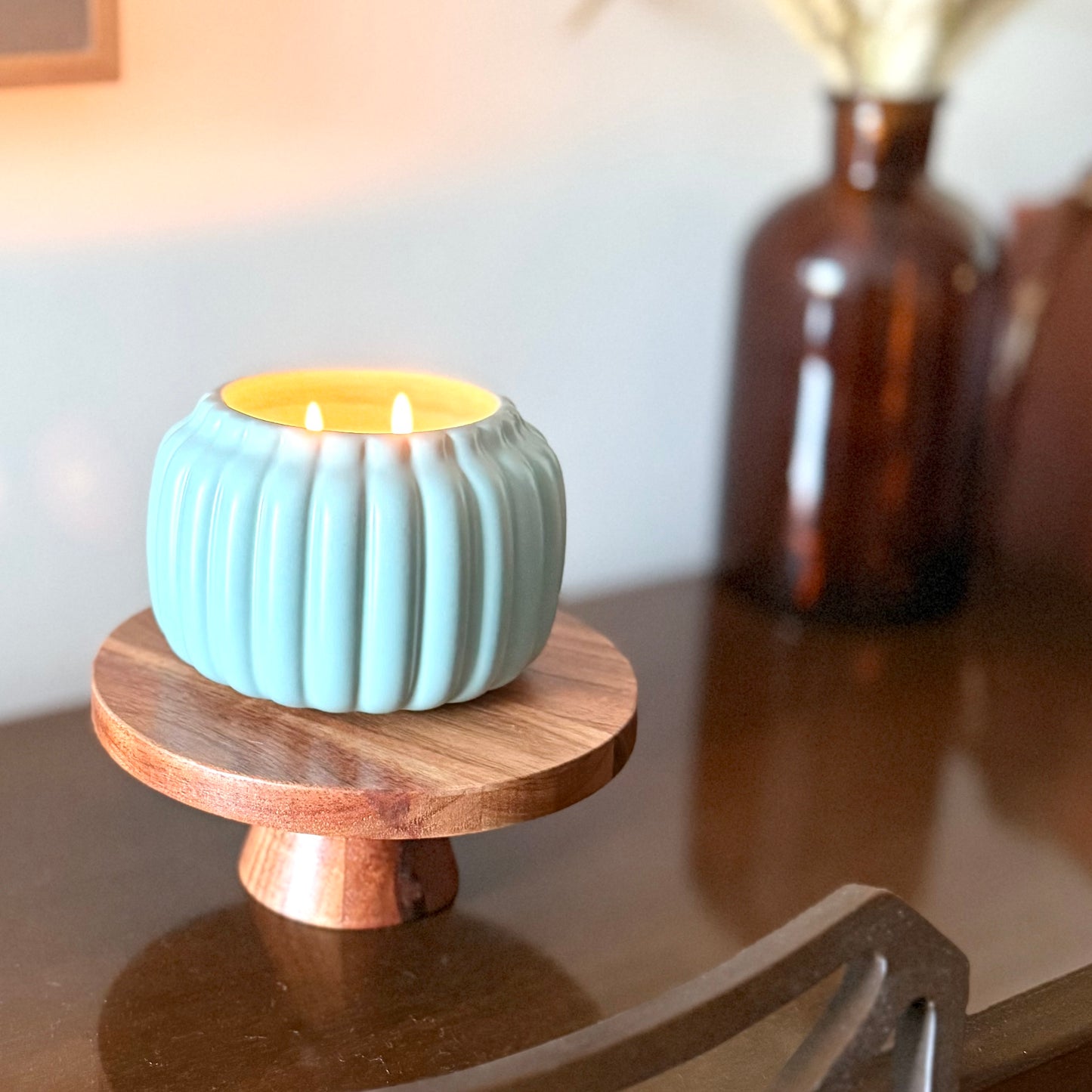Limited Edition: Teal Pumpkin Jar Candle