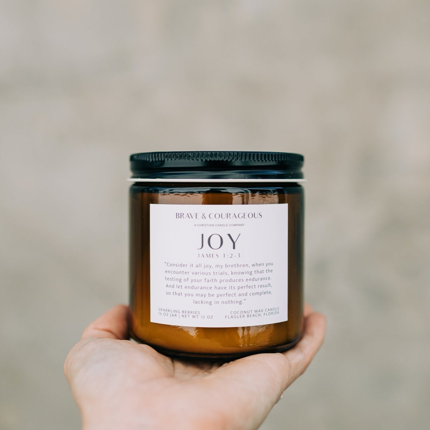 "Joy" Sparkling Berries Candle