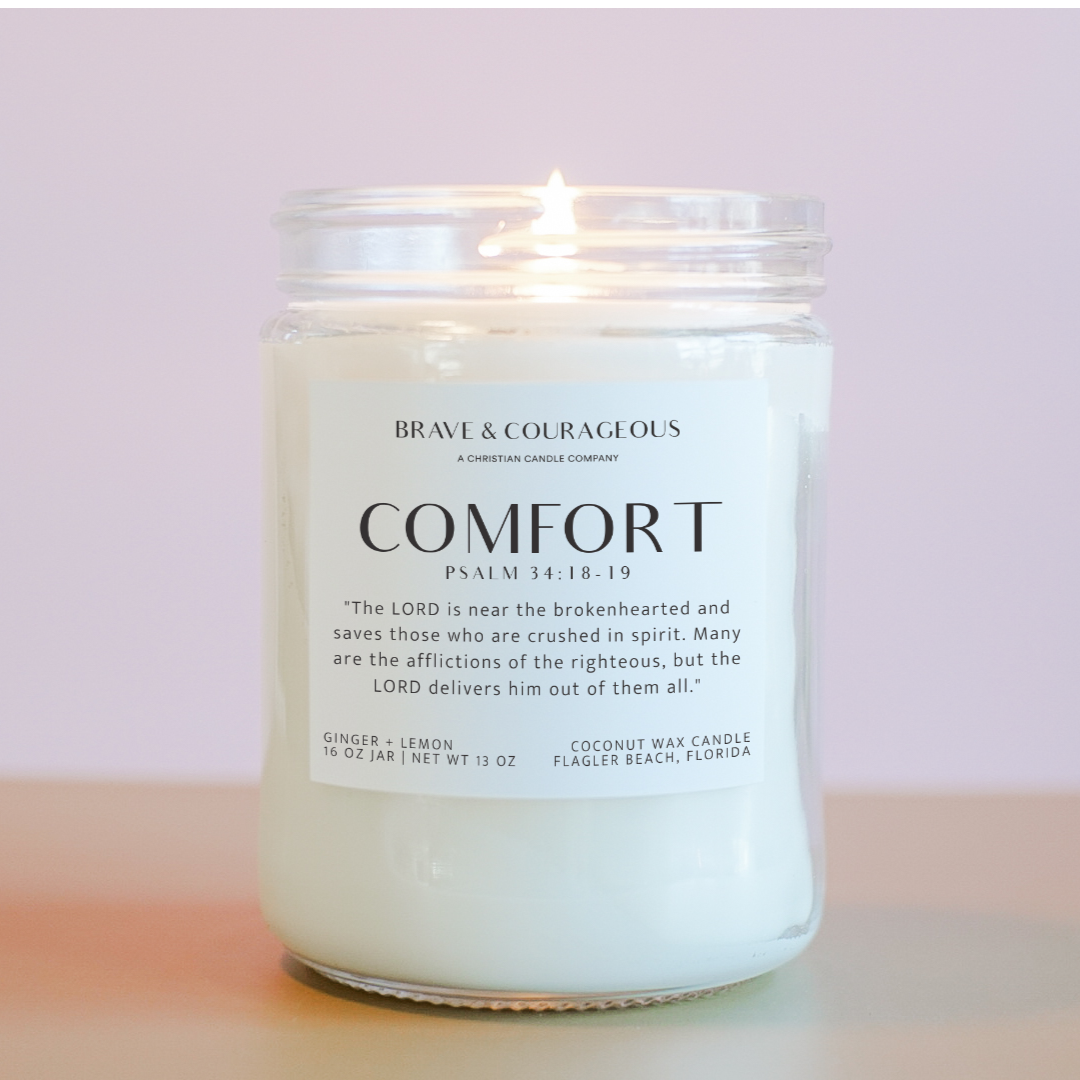 "Comfort" Ginger + Lemon Candle