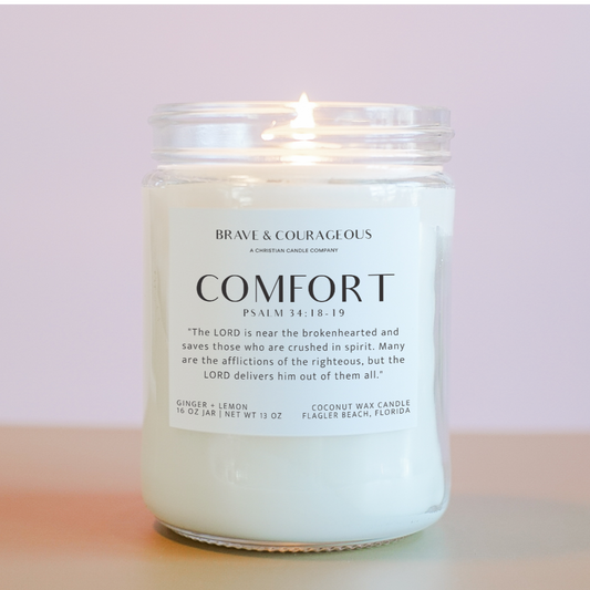 "Comfort" Ginger + Lemon Candle