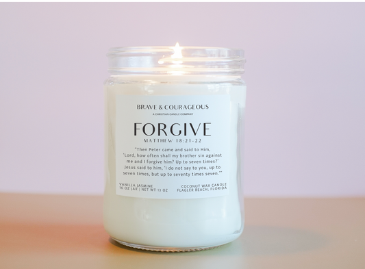 "Forgive" Vanilla Jasmine Candle
