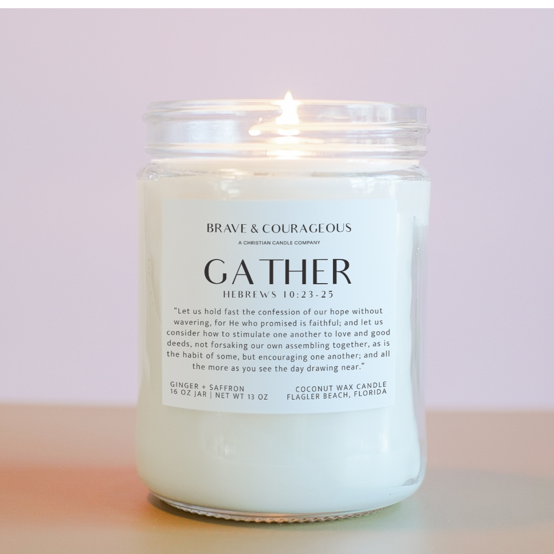 "Gather" Ginger + Saffron Candle
