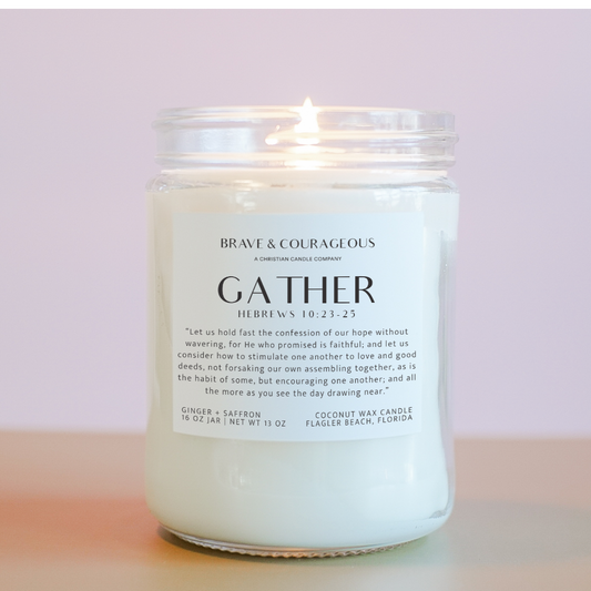 "Gather" Ginger + Saffron Candle
