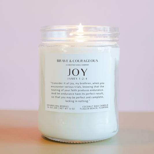 "Joy" Sparkling Berries Candle
