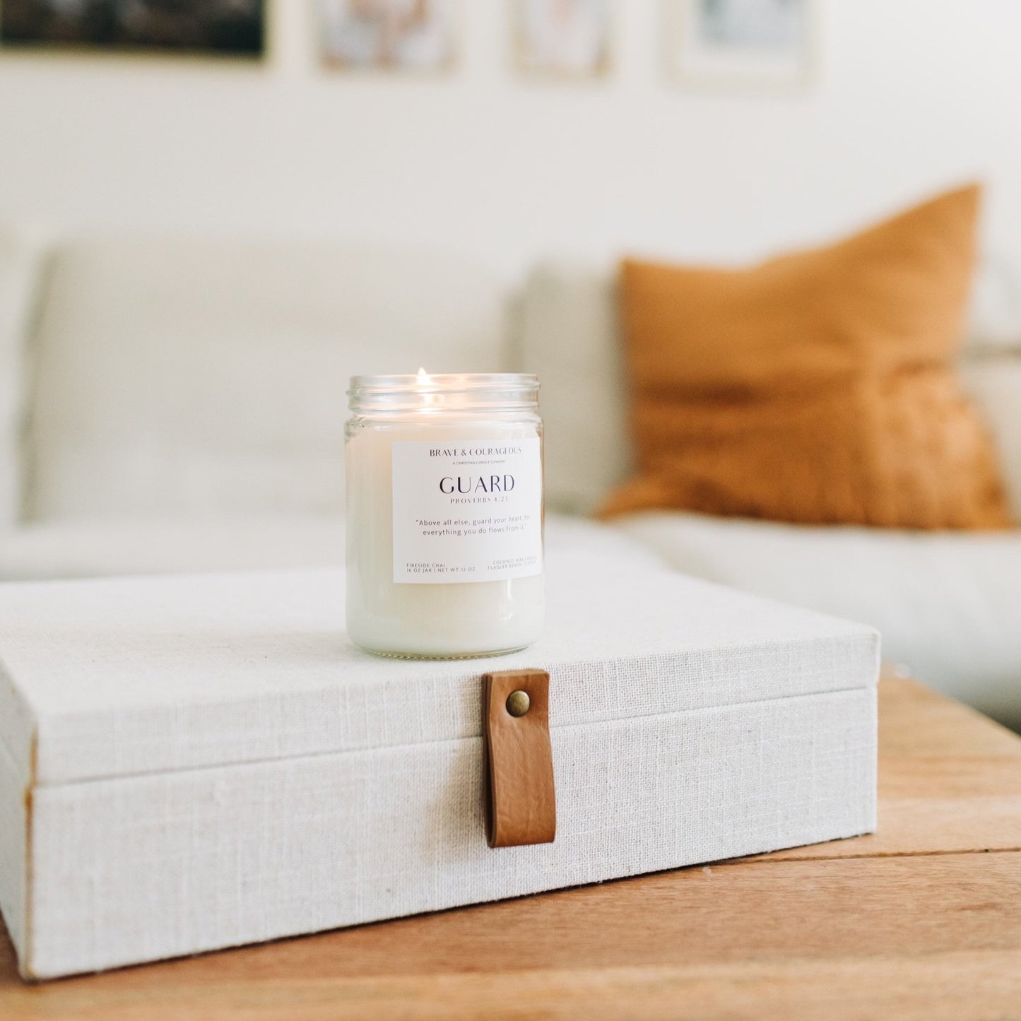 "Guard" Fireside Chai Candle