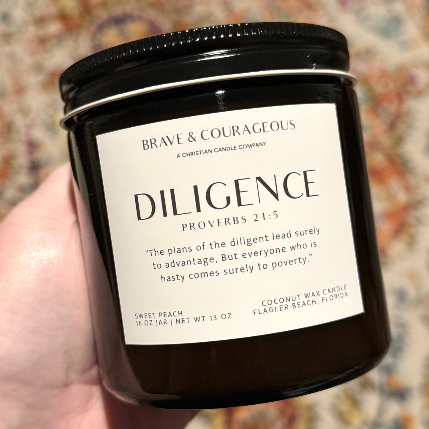 Custom Christian Candle