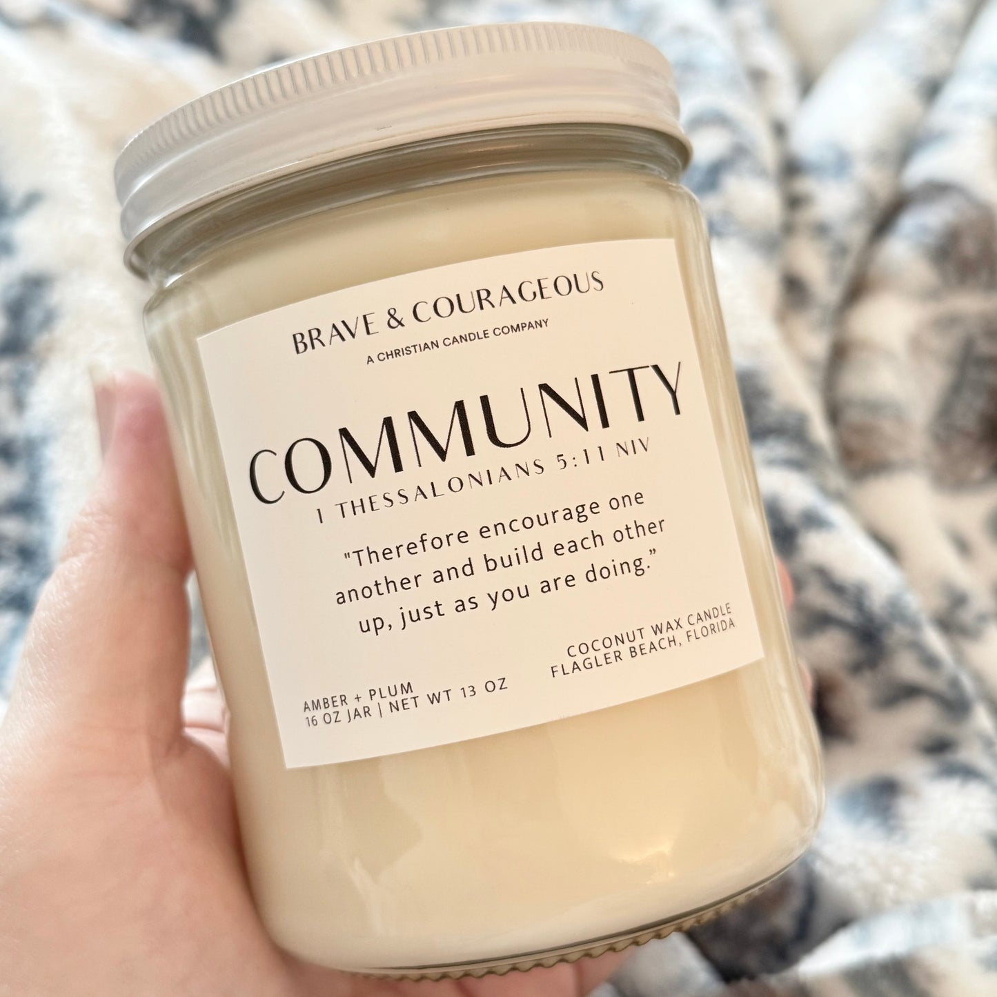 Custom Christian Candle
