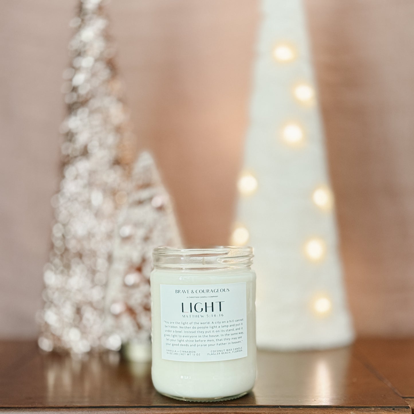 "Light" Vanilla + Cinnamon Candle