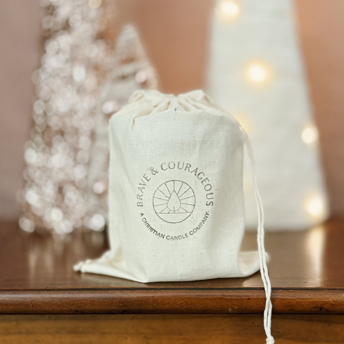 "Holy" Pomegranate Garland Candle