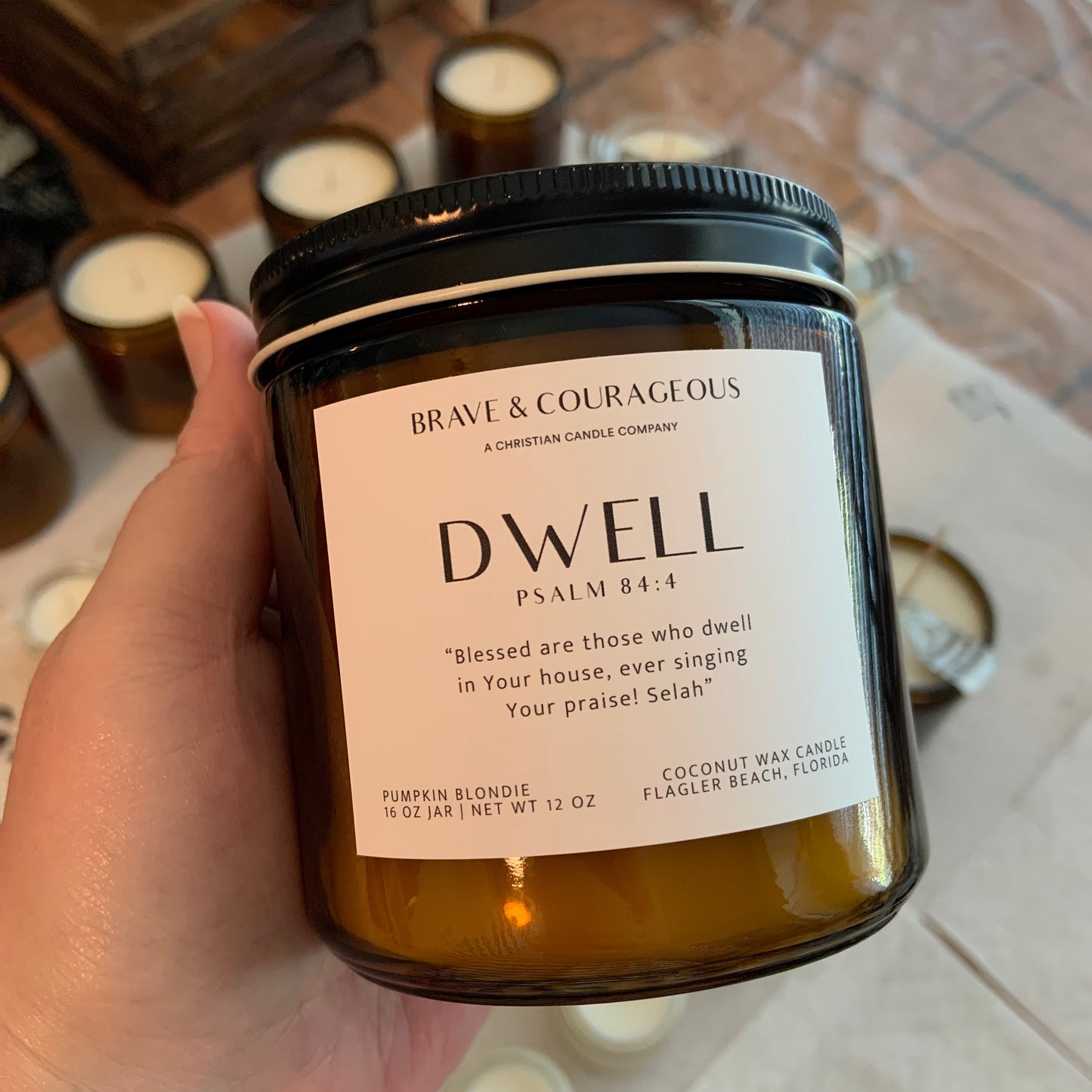 Custom Christian Candle