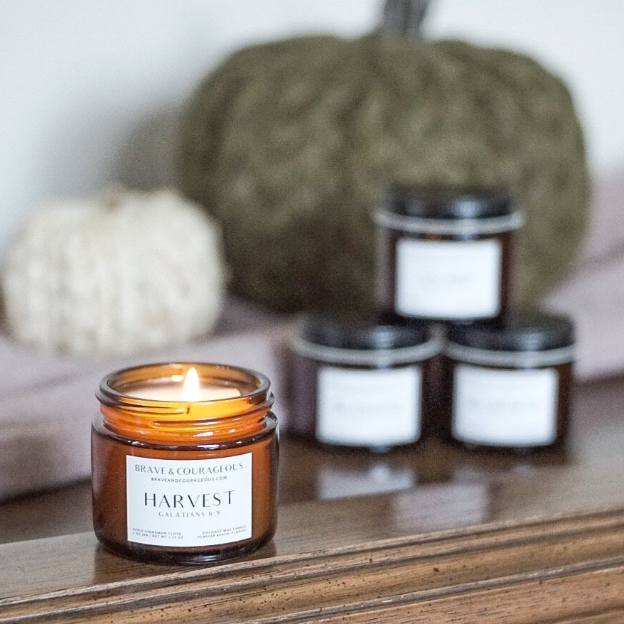 Fall Mini Candle Set