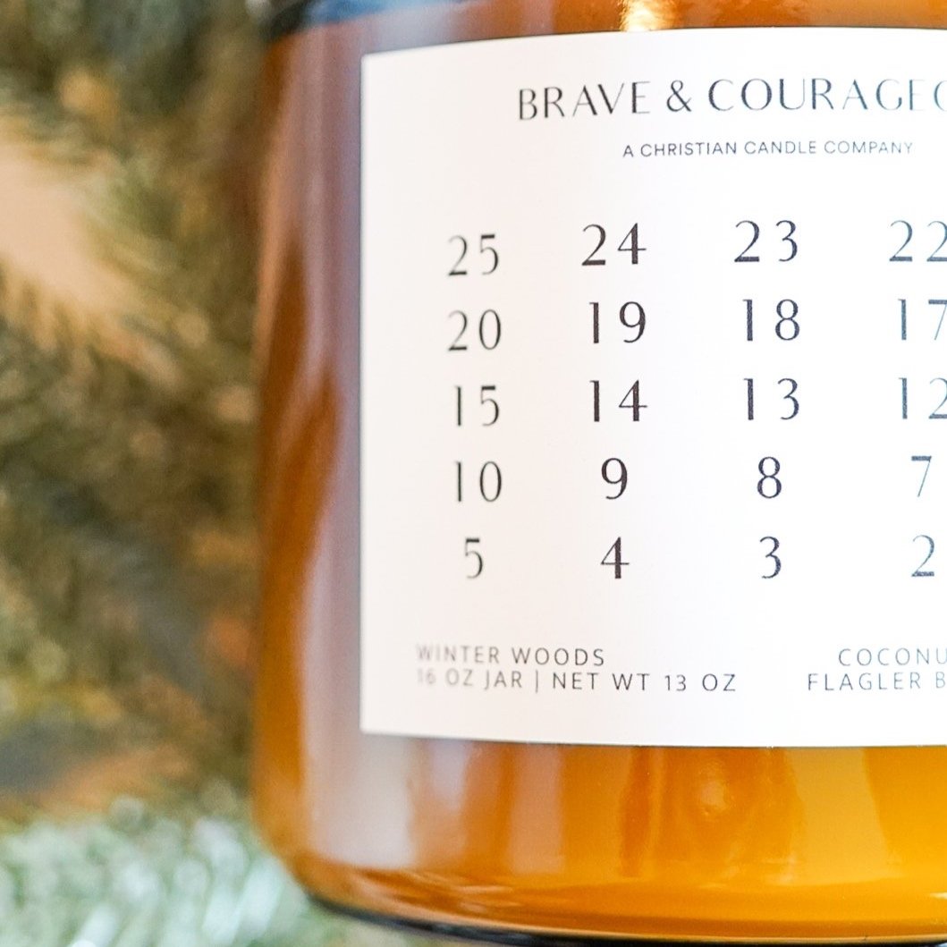 Limited Edition: Winter Woods Advent Calendar Candle