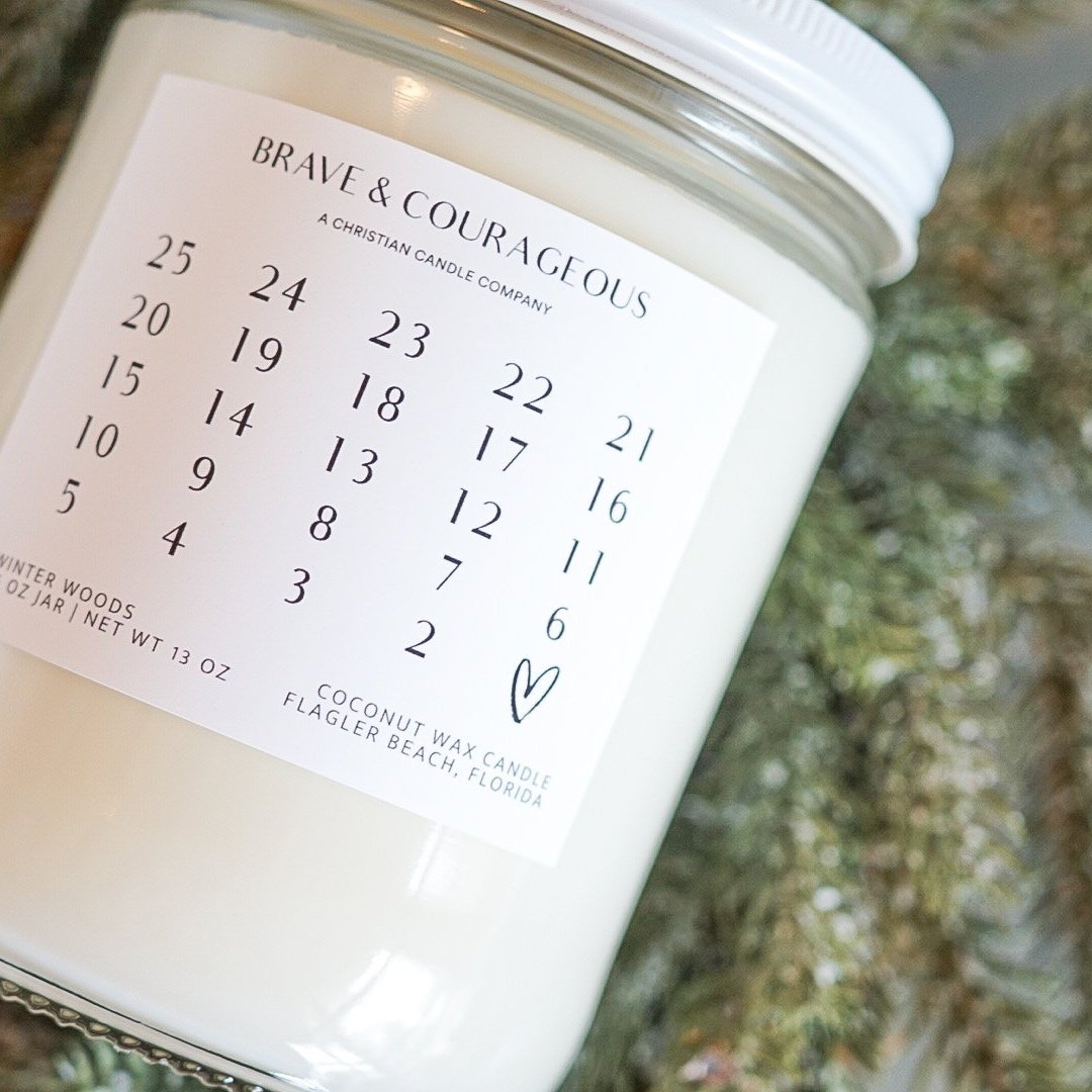 Limited Edition: Winter Woods Advent Calendar Candle
