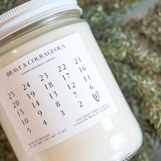 Limited Edition: Winter Woods Advent Calendar Candle