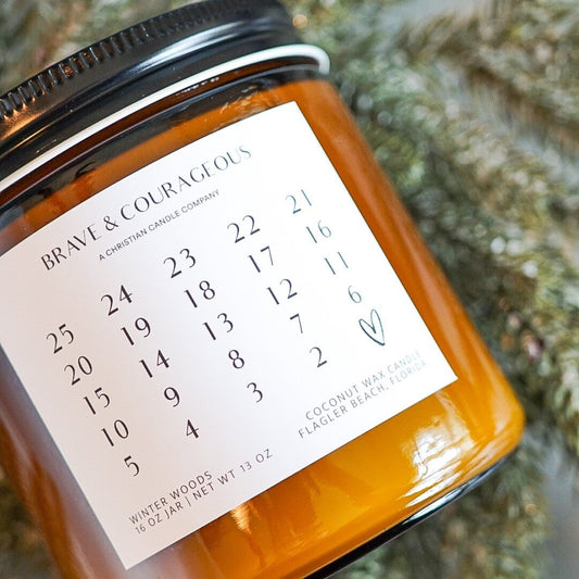 Limited Edition: Winter Woods Advent Calendar Candle