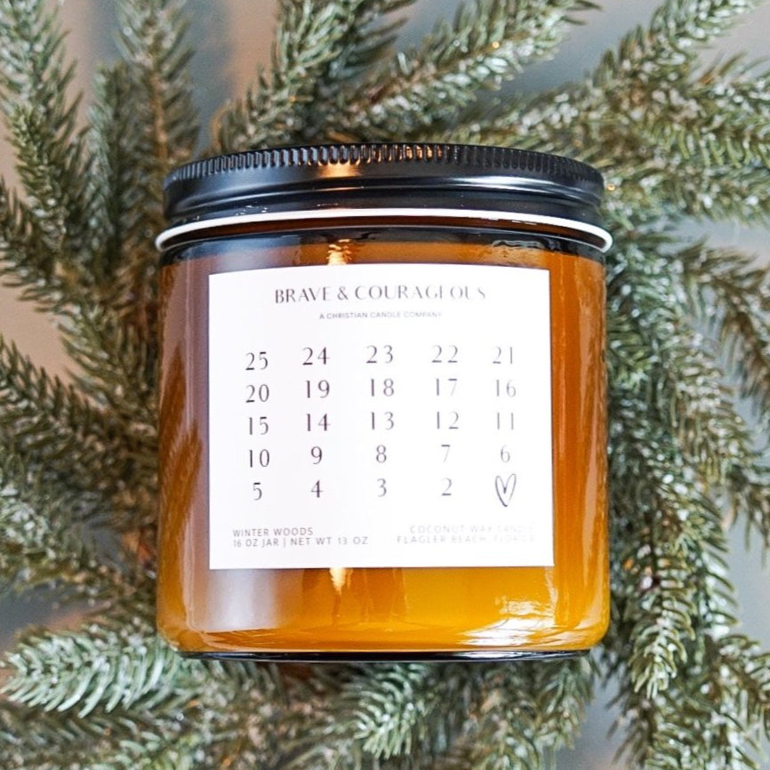 Limited Edition: Winter Woods Advent Calendar Candle