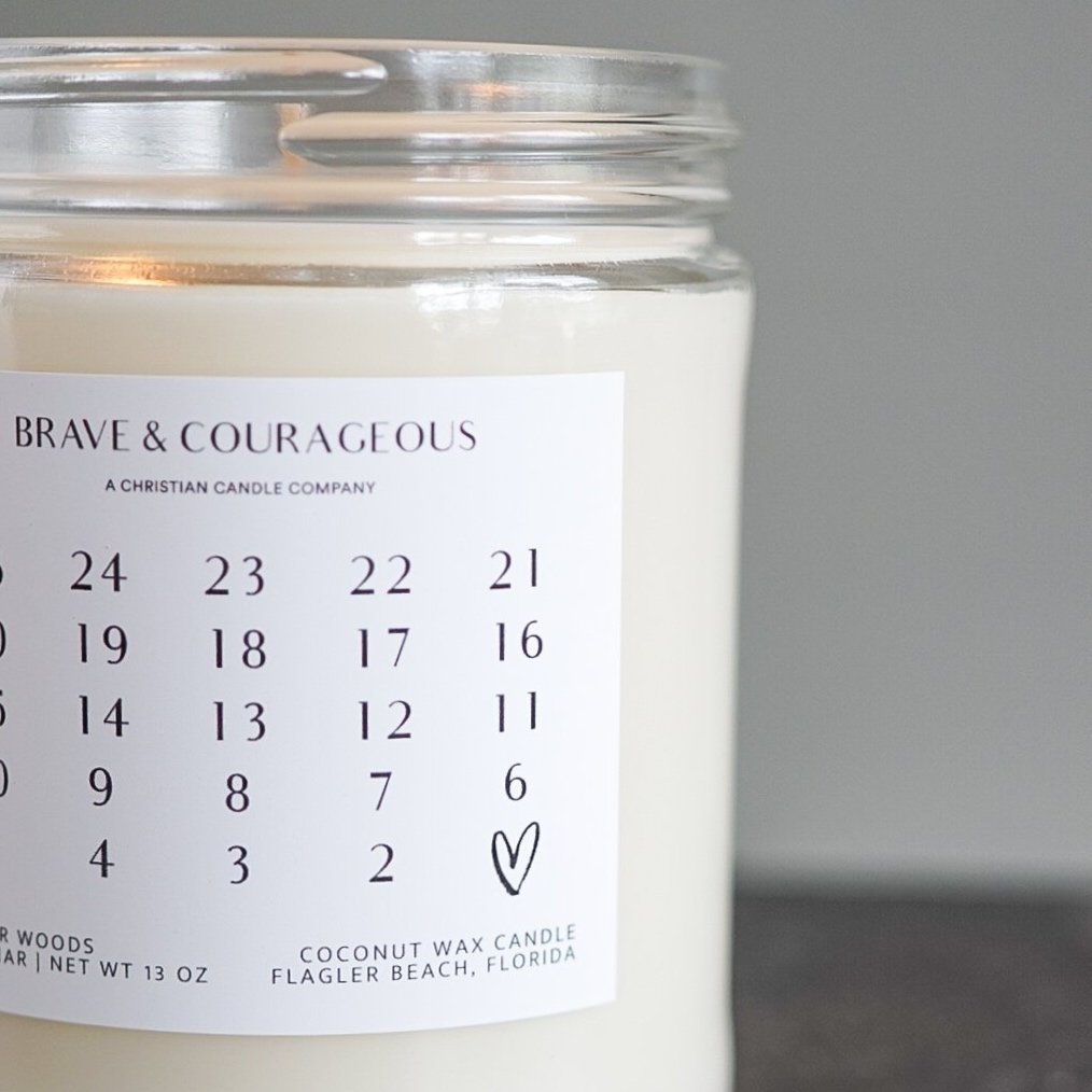 Limited Edition: Winter Woods Advent Calendar Candle