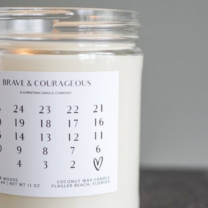 Limited Edition: Winter Woods Advent Calendar Candle