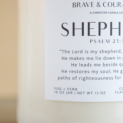 "Shepherd" Fog + Fern Candle