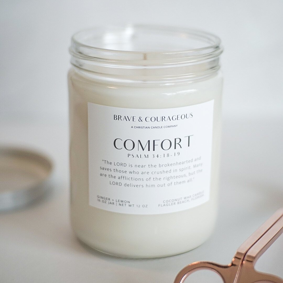 "Comfort" Ginger + Lemon Candle