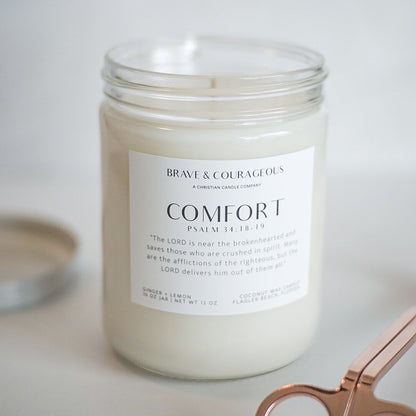 "Comfort" Ginger + Lemon Candle