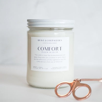 "Comfort" Ginger + Lemon Candle