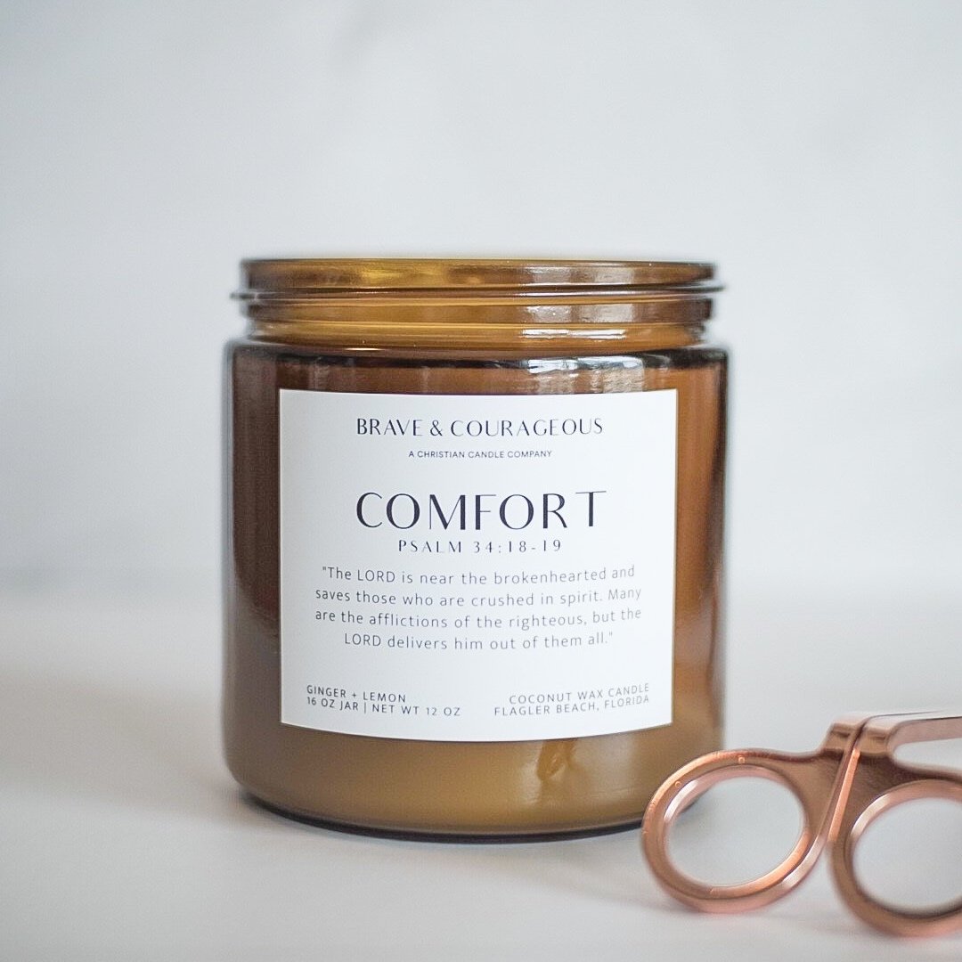 "Comfort" Ginger + Lemon Candle