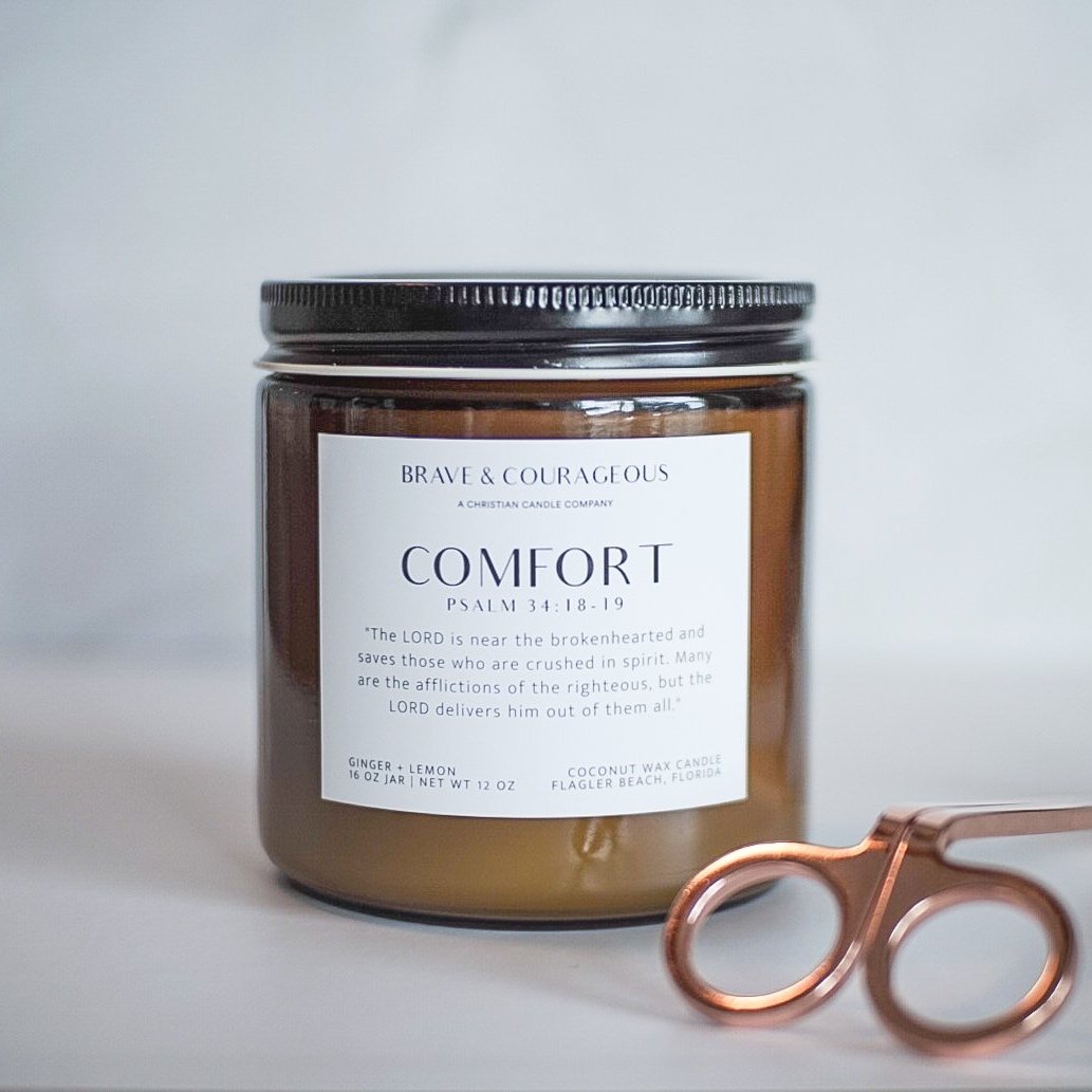 "Comfort" Ginger + Lemon Candle