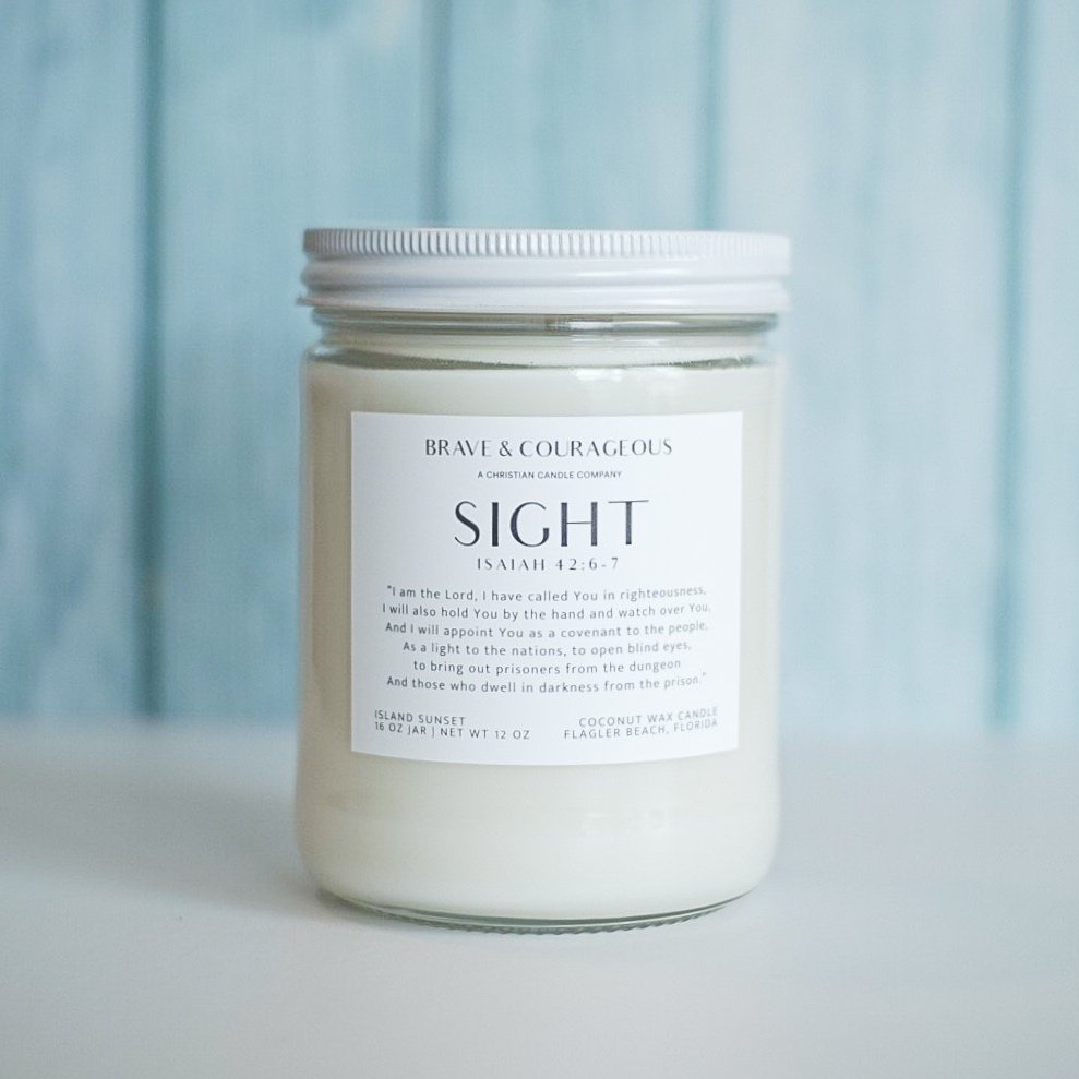 "Sight" Island Sunset Candle