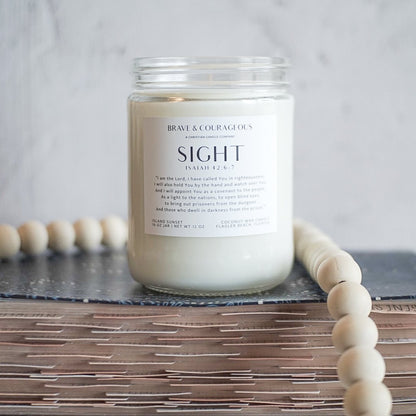 "Sight" Island Sunset Candle