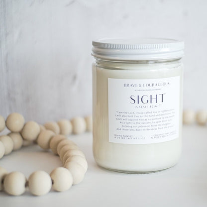 "Sight" Island Sunset Candle