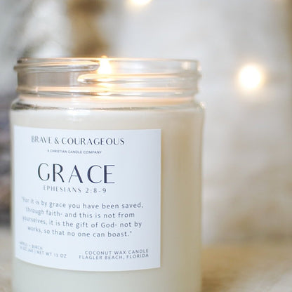 "Grace" Apple + Birch Candle