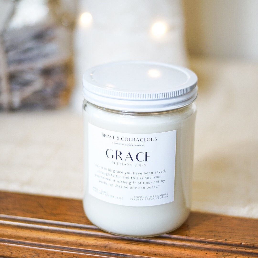 "Grace" Apple + Birch Candle