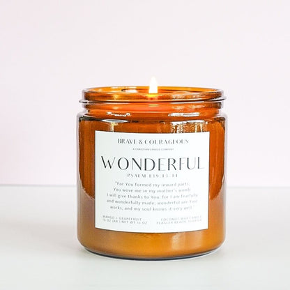 "Wonderful" Mango + Grapefruit Candle