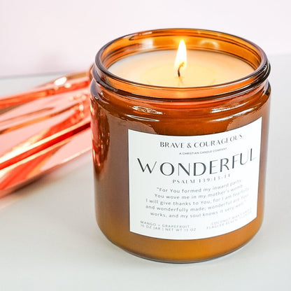 "Wonderful" Mango + Grapefruit Candle