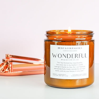 "Wonderful" Mango + Grapefruit Candle