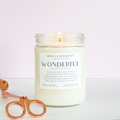 "Wonderful" Mango + Grapefruit Candle