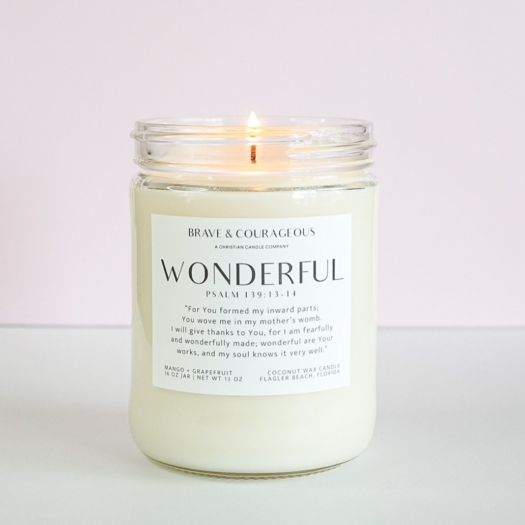 "Wonderful" Mango + Grapefruit Candle