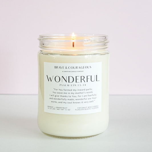 "Wonderful" Mango + Grapefruit Candle