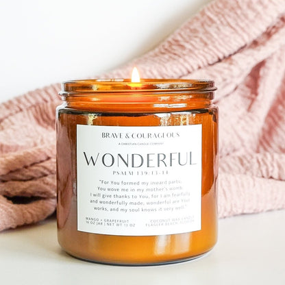 "Wonderful" Mango + Grapefruit Candle