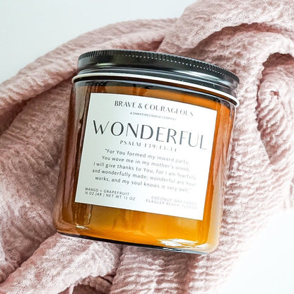 "Wonderful" Mango + Grapefruit Candle