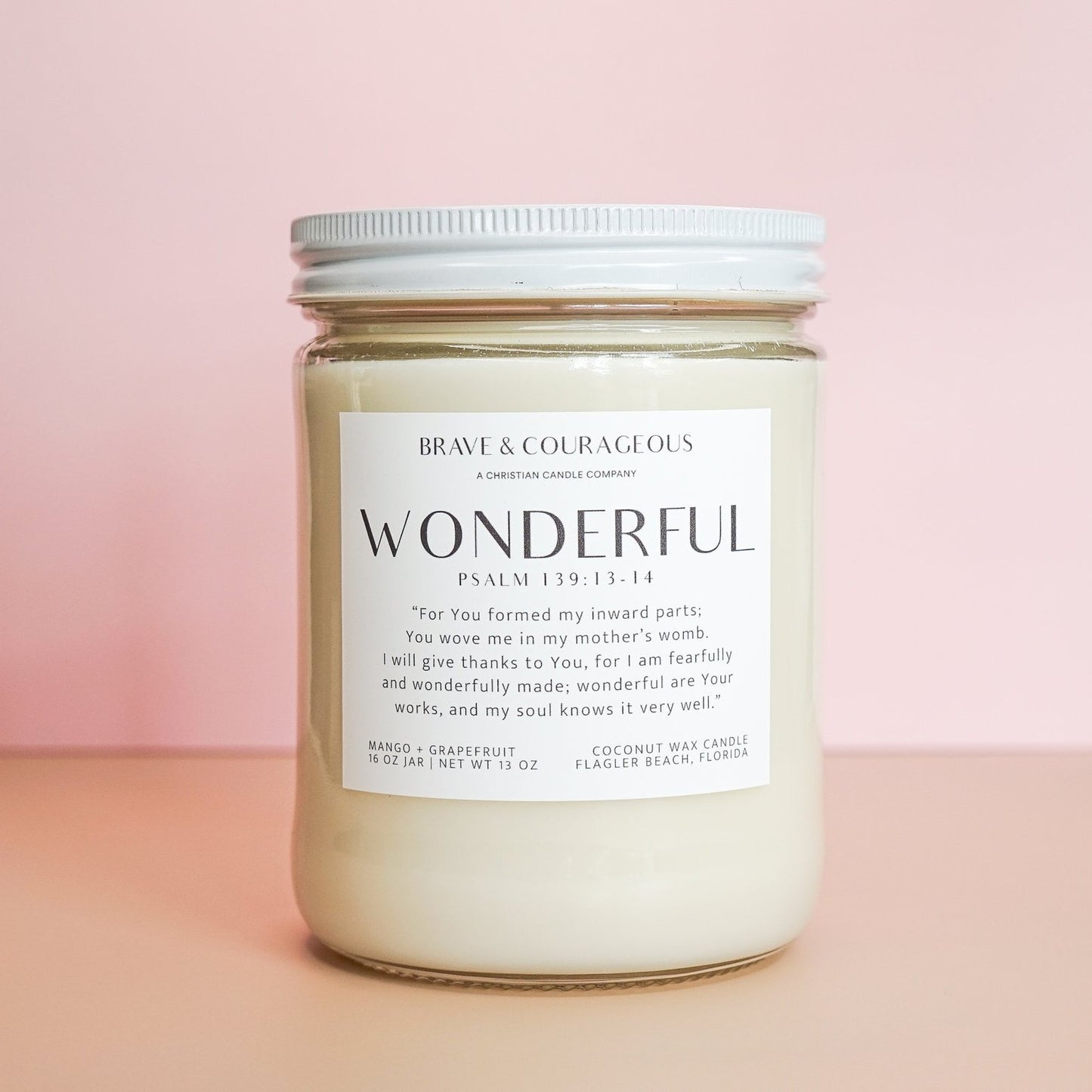 "Wonderful" Mango + Grapefruit Candle