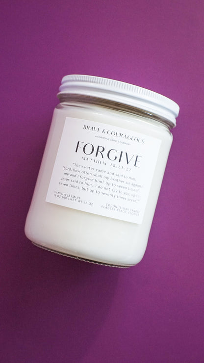 "Forgive" Vanilla Jasmine Candle