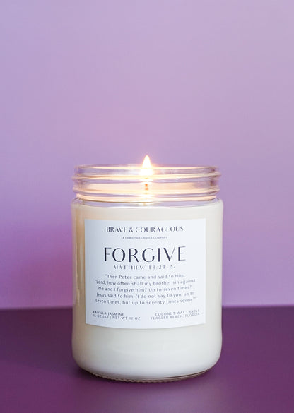 "Forgive" Vanilla Jasmine Candle