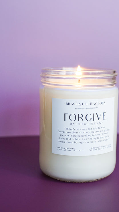 "Forgive" Vanilla Jasmine Candle