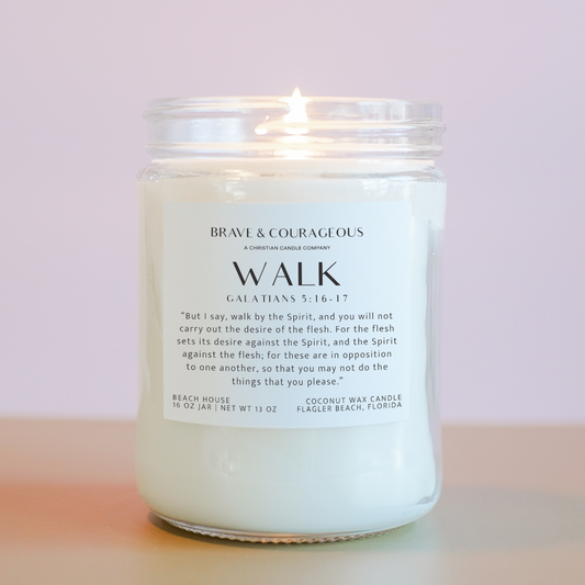 "Walk" Beach House Candle